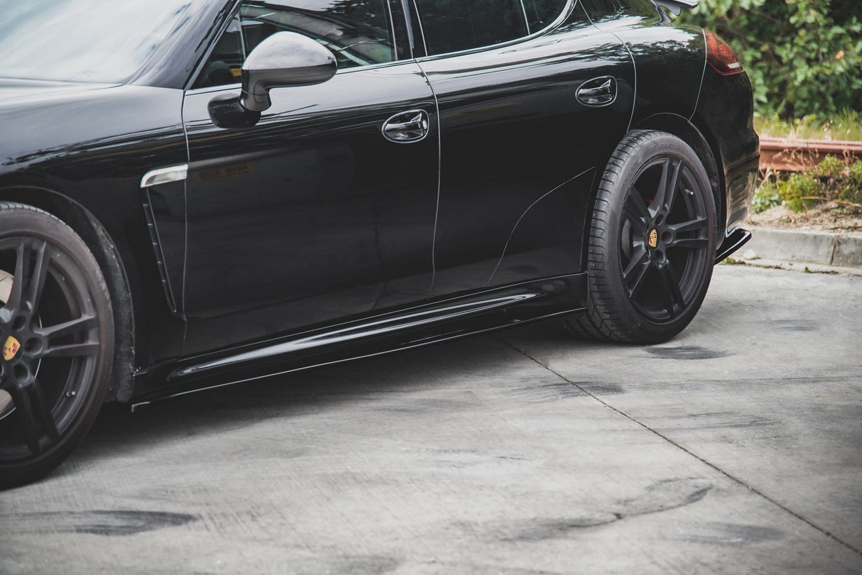 Maxton Design Side Skirts Diffusers V.2 Porsche Panamera Turbo 970 Facelift
