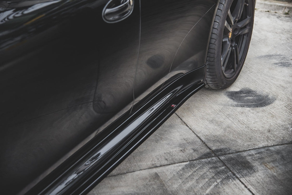 Maxton Design Side Skirts Diffusers V.2 Porsche Panamera Turbo 970 Facelift