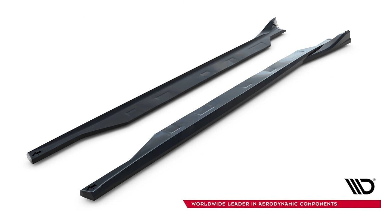 Maxton Design Side Skirts Diffusers V.2 Tesla Model X MK1 Facelift