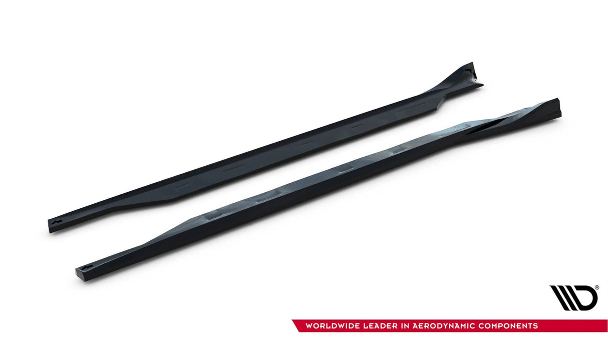 Maxton Design Side Skirts Diffusers V.2 Tesla Model X MK1 Facelift