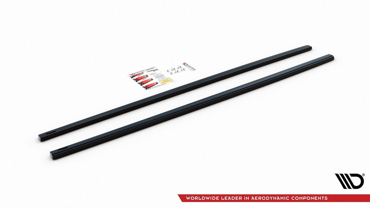 Maxton Design Side Skirts Diffusers V.2 VW Golf 7 GTI (Narrow)