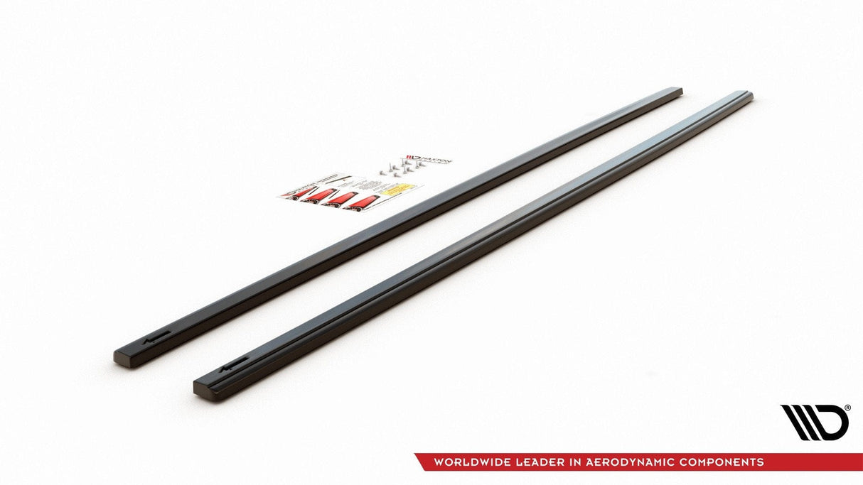 Maxton Design Side Skirts Diffusers V.2 VW Golf 7 GTI (Narrow)