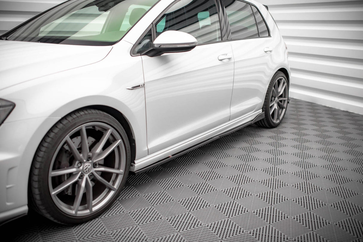 Maxton Design Side Skirts Diffusers V.2 VW Golf R Mk7