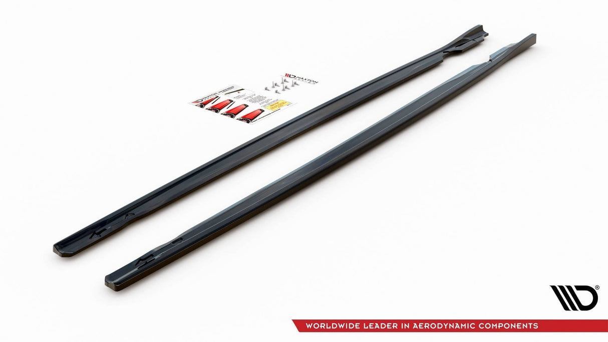 Maxton Design Side Skirts Diffusers V.2 - VW Golf R Mk8