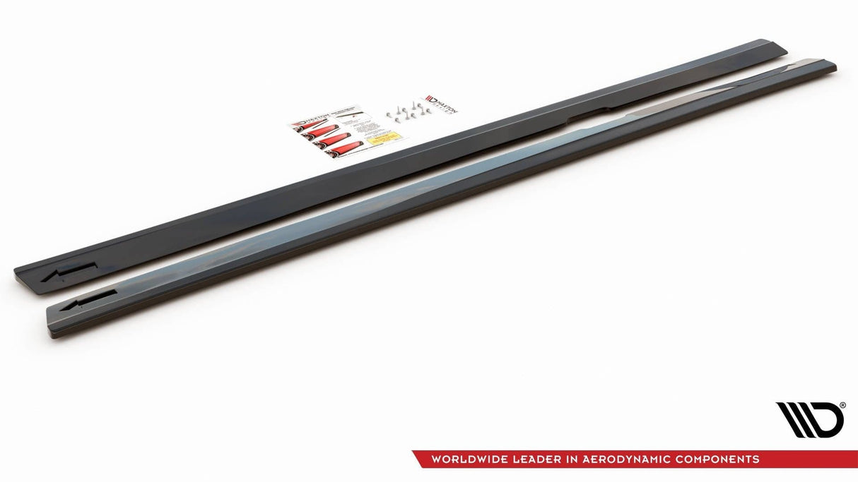 Maxton Design Side Skirts Diffusers V.2 Volvo S60 R-Design Mk3