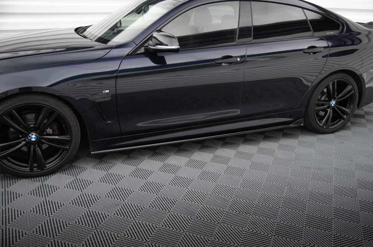 Maxton Design Side Skirts Diffusers V.3 BMW 4 Coupe / Gran Coupe / Cabrio M-Pack F32 / F36 / F33