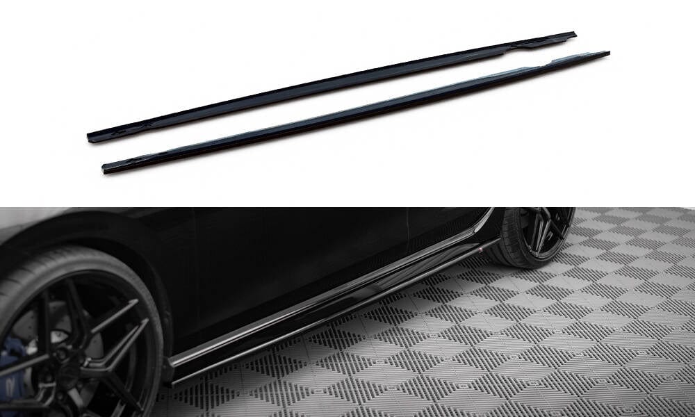 Maxton Design Side Skirts Diffusers V.3 VW Golf R Mk8