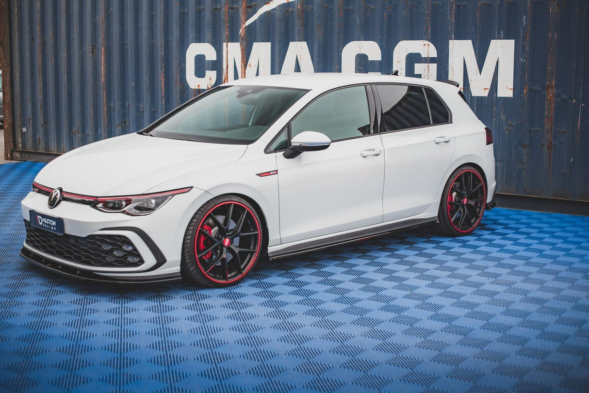 Maxton Design Side Skirts Diffusers Volkswagen Golf Mk8 GTi / GTi Clubsport / R-Line