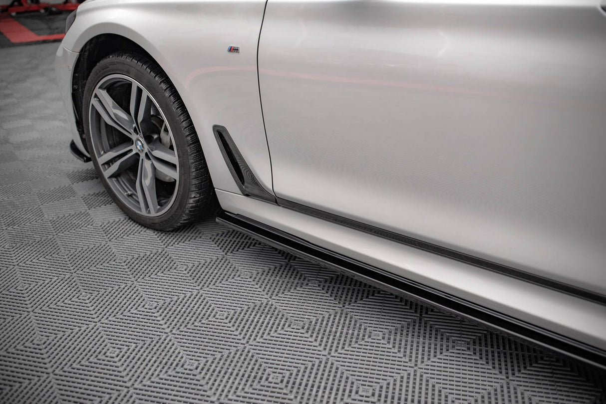 Maxton Design Side Skirts Diffusers For BMW 7 Long M-Pack G12