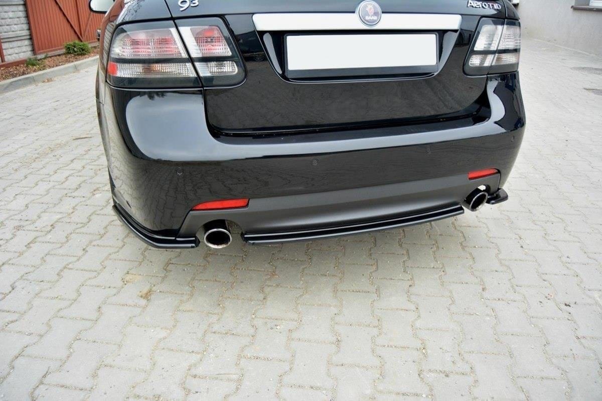 Maxton Design Caentral Rear Splitter Saab 9-3 Aero MK2 Facelift