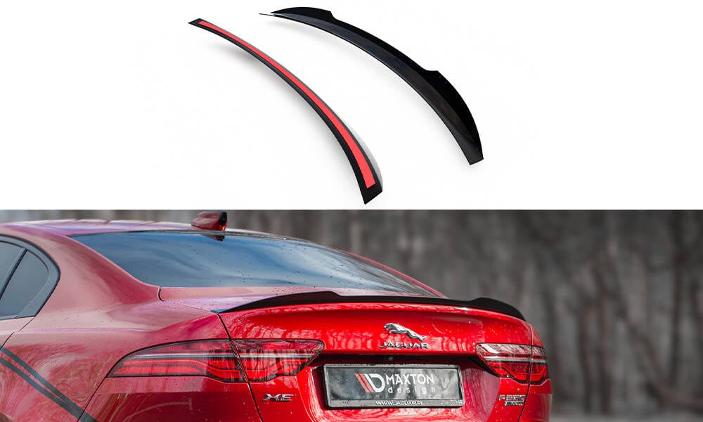 Maxton Design Spoiler Cap Jaguar Xe R-Dynamic X760 Facelift