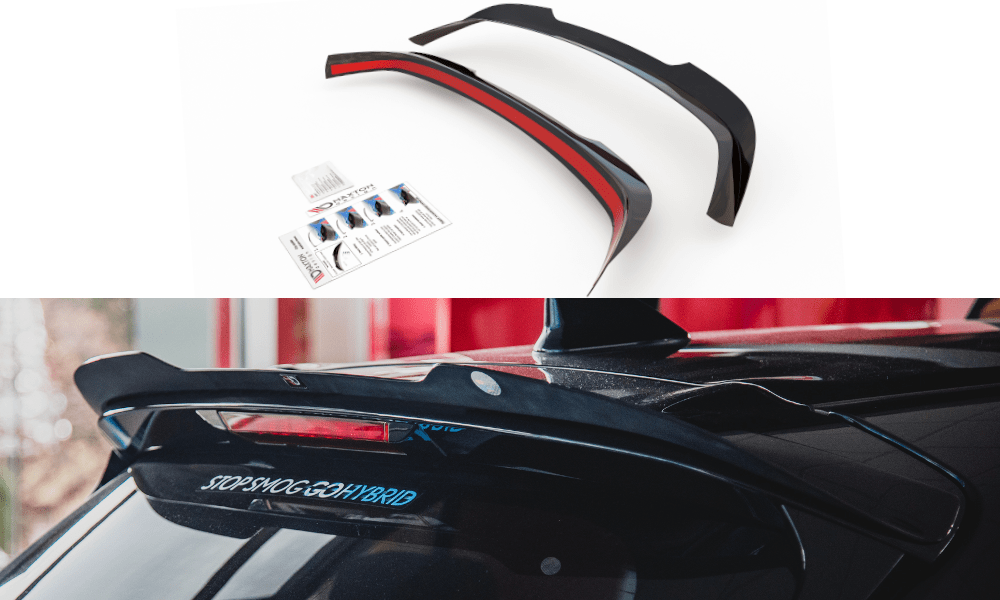 Maxton Design Spoiler Extension Cap Toyota Corolla Hatchback MK12