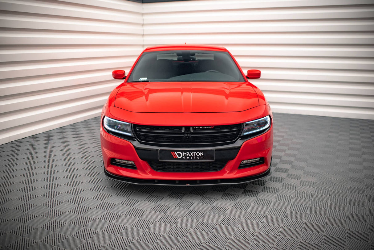 Maxton Design Street Pro Front Splitter Dodge Charger RT MK7 Facelift