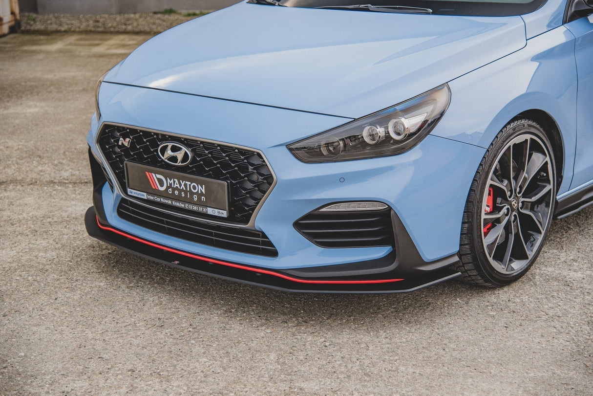 Maxton Design Racing Durability Front Splitter + Flaps - Hyundai I30 N Mk3 (Elantra Gt) Hatchback / Fastback