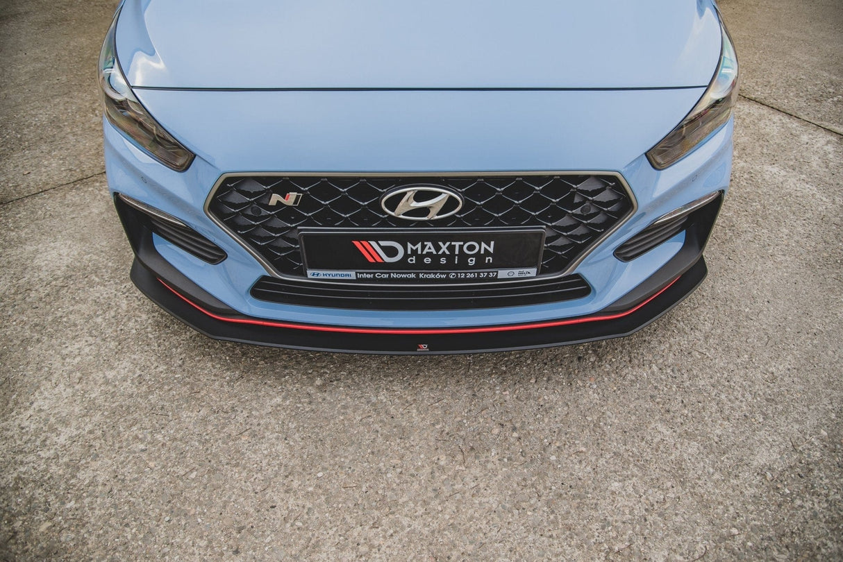 Maxton Design Racing Durability Front Splitter + Flaps - Hyundai I30 N Mk3 (Elantra Gt) Hatchback / Fastback