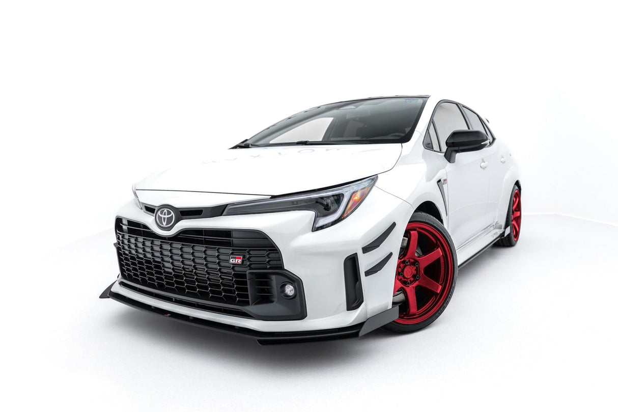 Maxton Design Street Pro Front Splitter + Flaps Toyota GR Corolla MK12