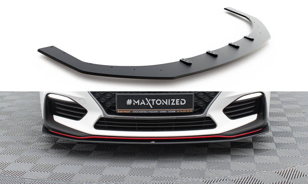 Maxton Design Racing Durability Front Splitter - Hyundai I30 N Mk3 (Elantra Gt) Hatchback / Fastback
