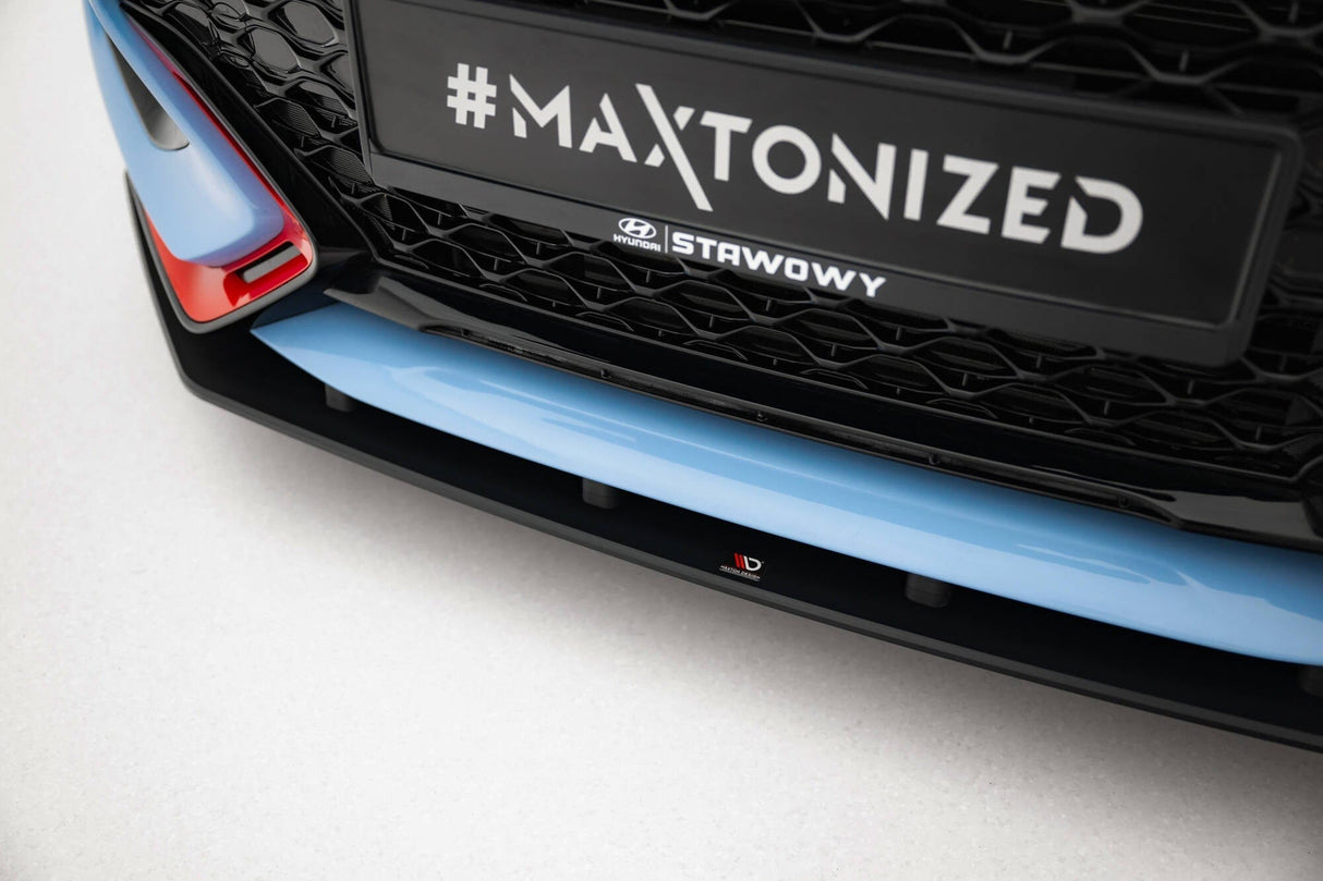 Maxton Design Street Pro Front Splitter Hyundai Veloster N MK2