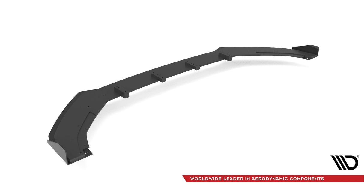 Maxton Design Street Pro Front Splitter V.1 + Flaps VW Golf R Mk7