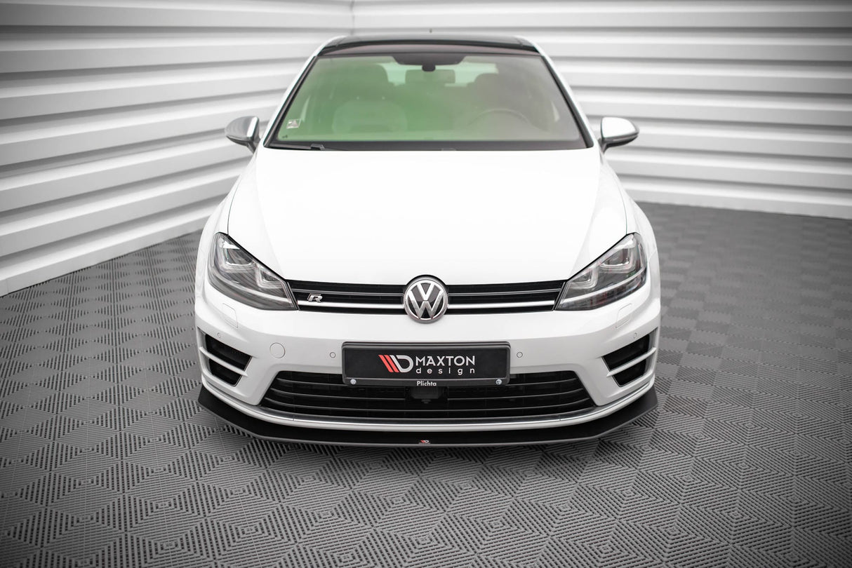 Maxton Design Street Pro Front Splitter V.2 VW Golf R Mk7