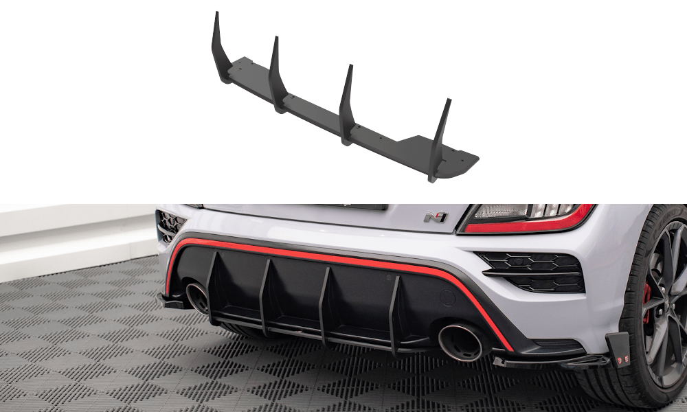 Maxton Design Street Pro Rear Diffuser Hyundai Kona N MK1