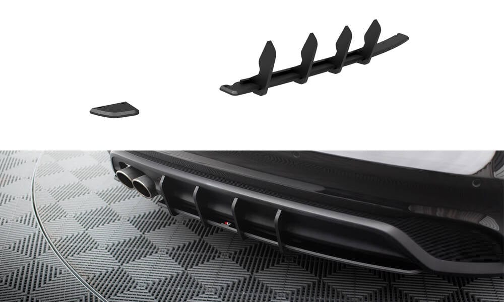 Maxton Design Street Pro Rear Diffuser Jaguar Xe X760 Facelift