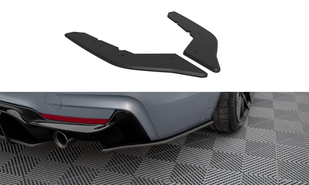 Maxton Design Street Pro Rear Side Splitters BMW 435I Coupe M-Pack F32 (Set Valance)