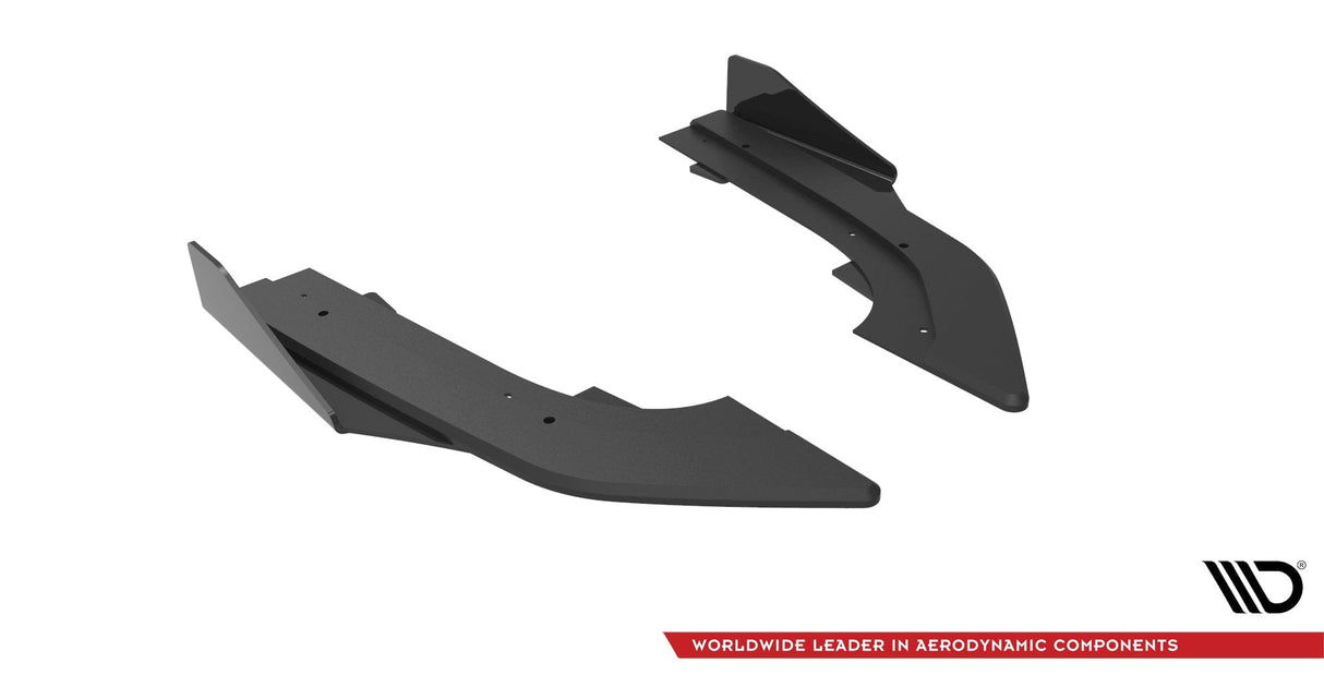 Maxton Design Street Pro Rear Side Splitter & Flaps - Audi / 8Y / RS3
