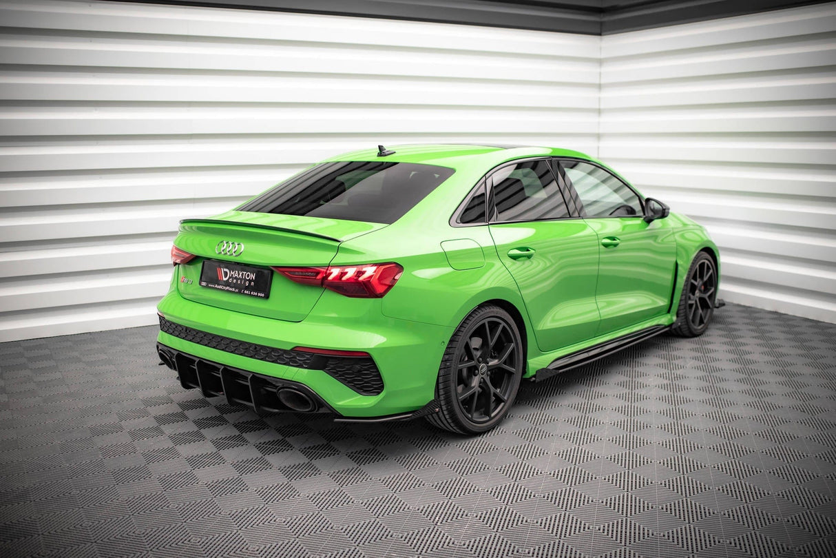 Maxton Design Street Pro Rear Side Splitter & Flaps - Audi / 8Y / RS3
