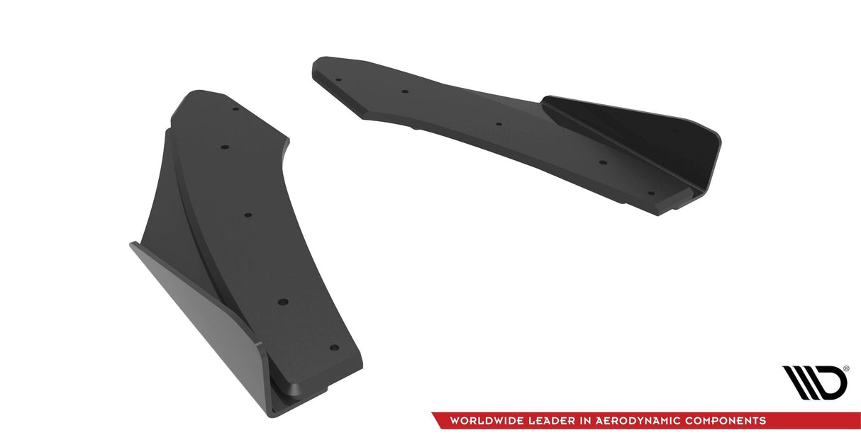 Maxton Design Street Pro Rear Side Splitters + Flaps Audi S3 Sedan 8Y