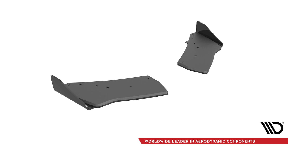 Maxton Design Street Pro Rear Side Splitters + Flaps VW Golf R Mk7