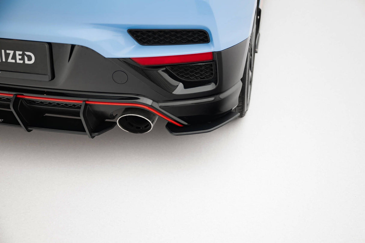 Maxton Design Street Pro Rear Side Splitters Hyundai Veloster N MK2