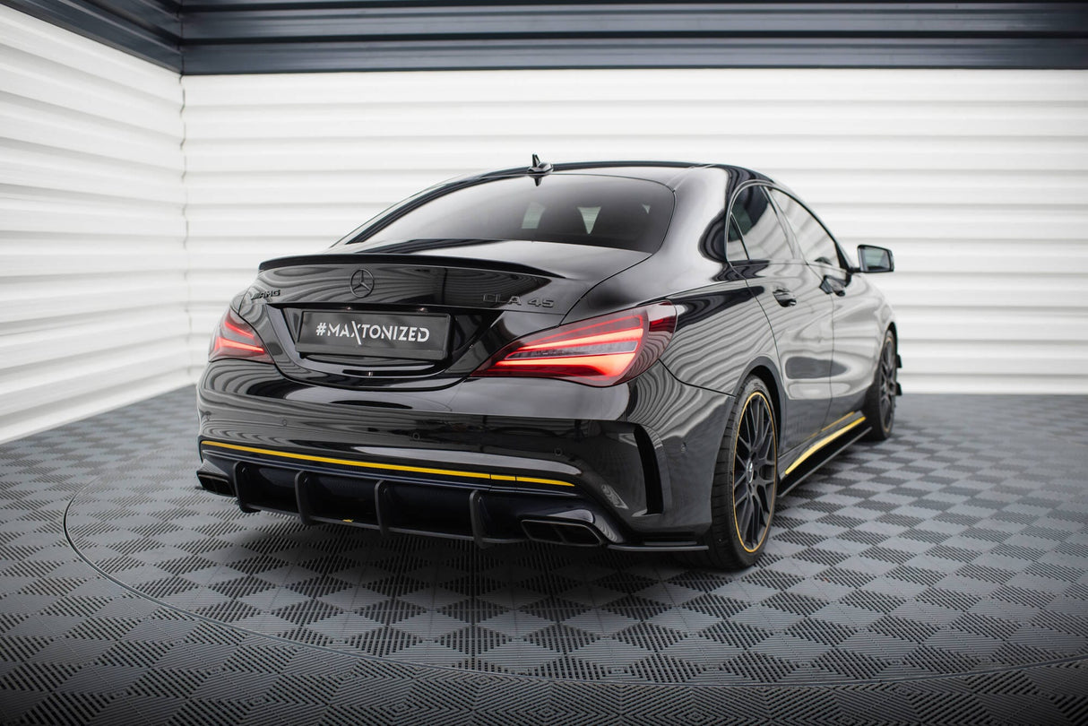 Maxton Design Street Pro Rear Side Splitters Mercedes-AMG CLA 45 C117 Facelift