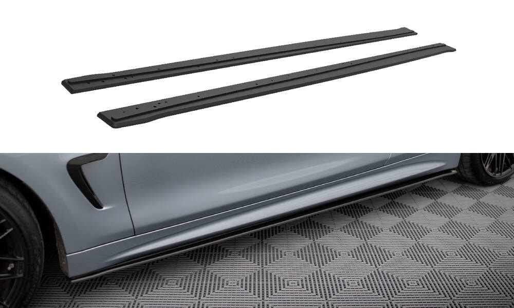 Maxton Design Street Pro Side Skirts Diffusers BMW 4 Coupe M-Pack F32