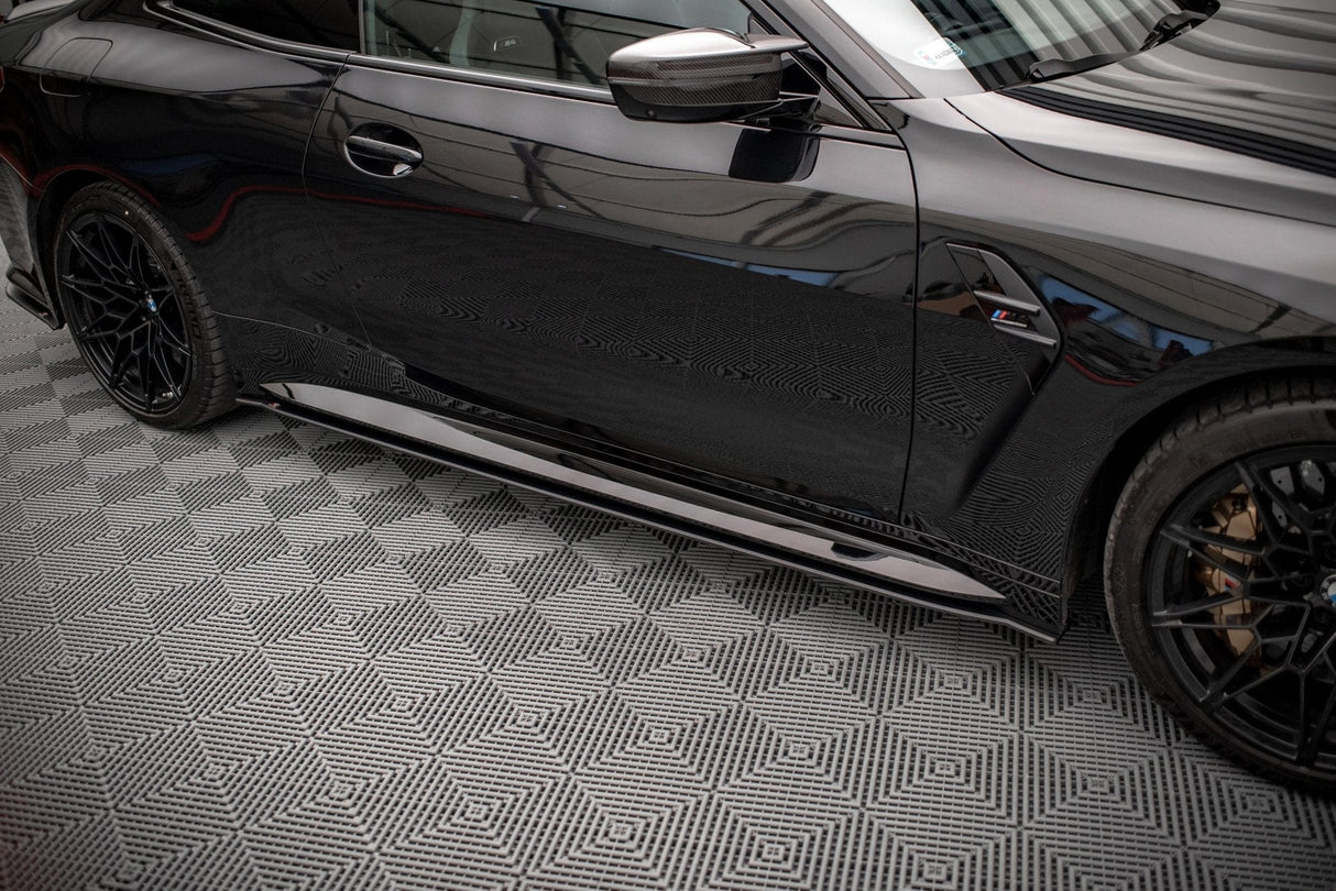 Maxton Design Street Pro Side Skirts Diffusers BMW M4 G82
