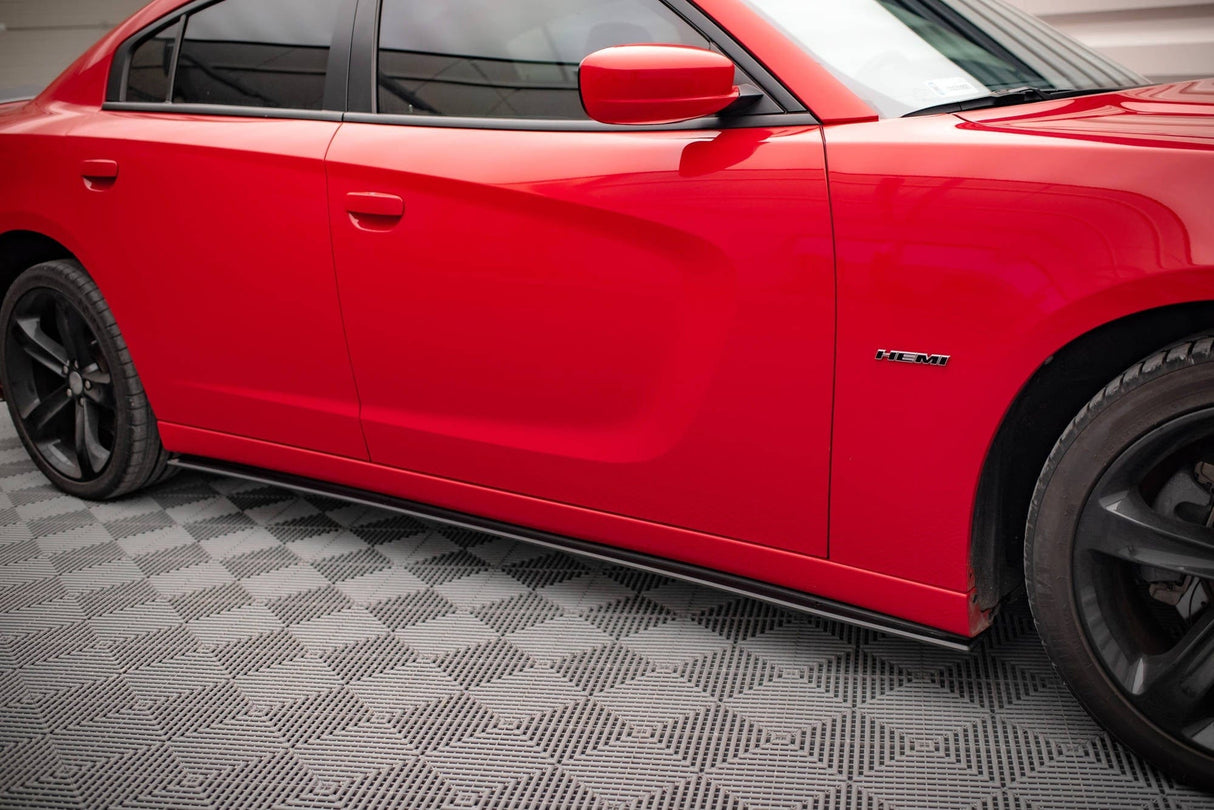 Maxton Design Street Pro Side Skirts Diffusers Dodge Charger RT MK7 Facelift