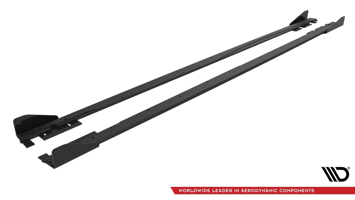 Maxton Design Street Pro Side Skirts Diffusers + Flaps VW Jetta GLI Mk7