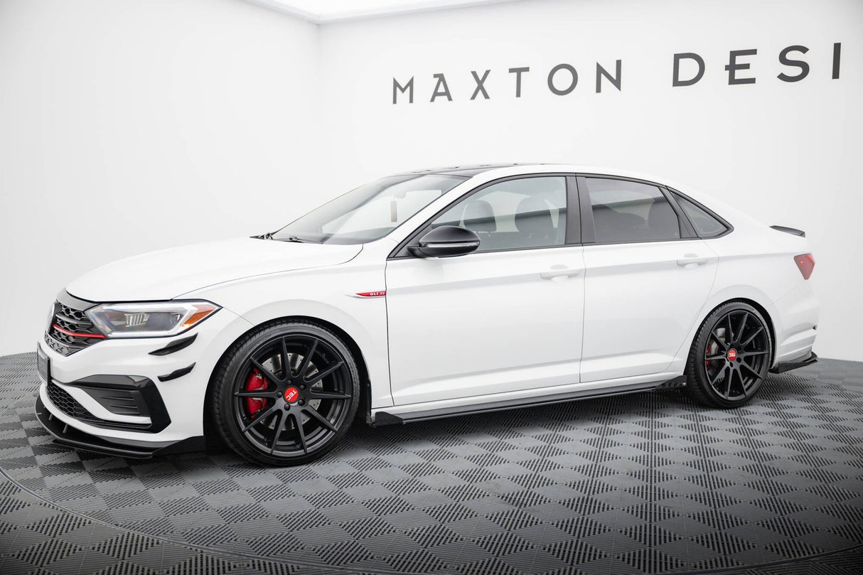 Maxton Design Street Pro Side Skirts Diffusers + Flaps VW Jetta GLI Mk7