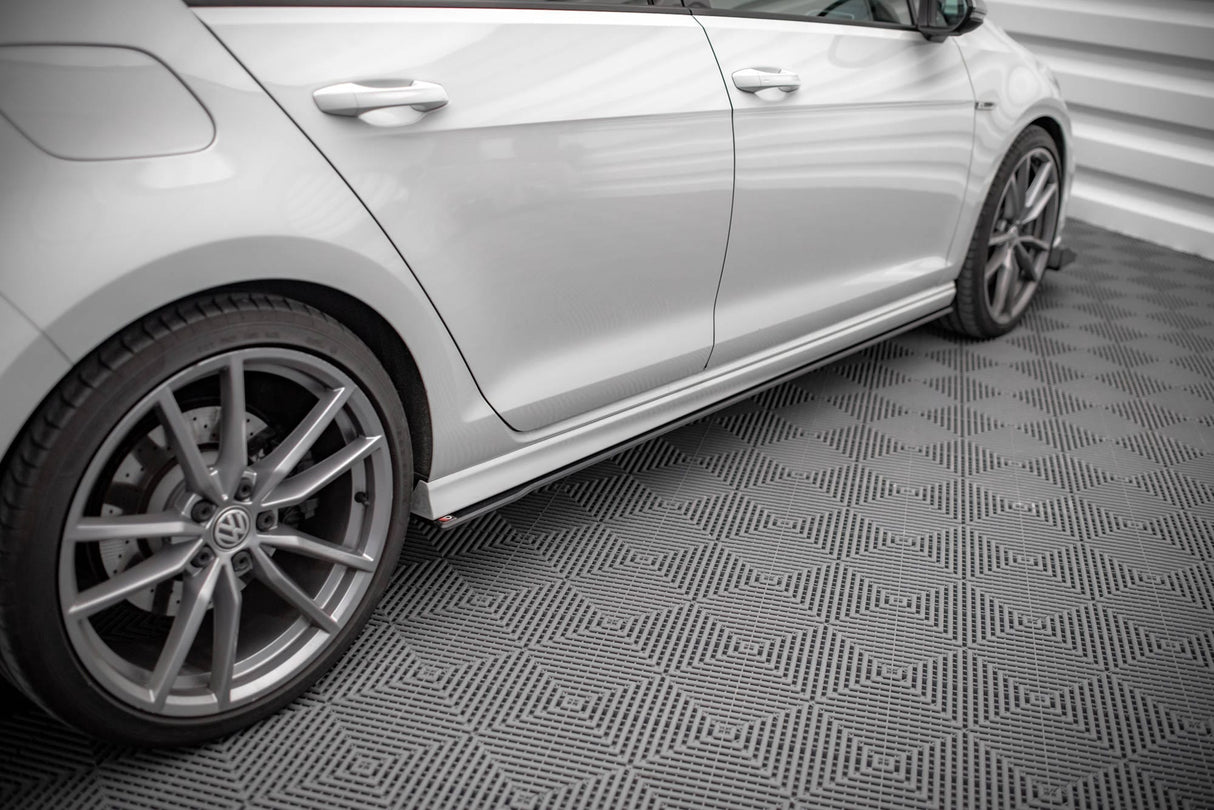 Maxton Design Street Pro Side Skirts Diffusers VW Golf R Mk7