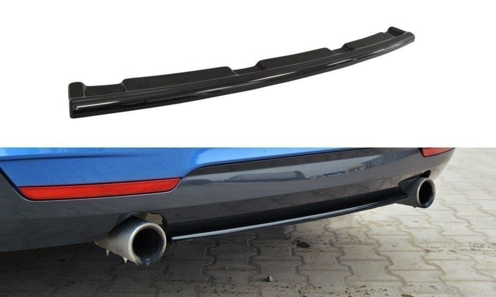 Maxton Design Central Rear Splitter BMW 4 F32 M-Package (Without Vertical Bars)