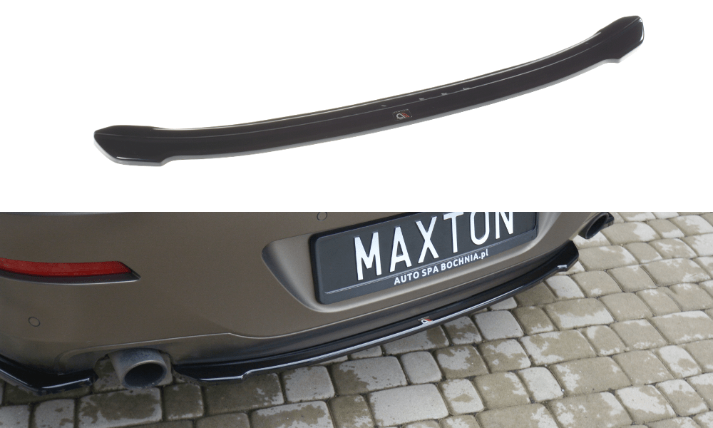 Maxton Design Central Rear Splitter BMW 6 Gran Coupé