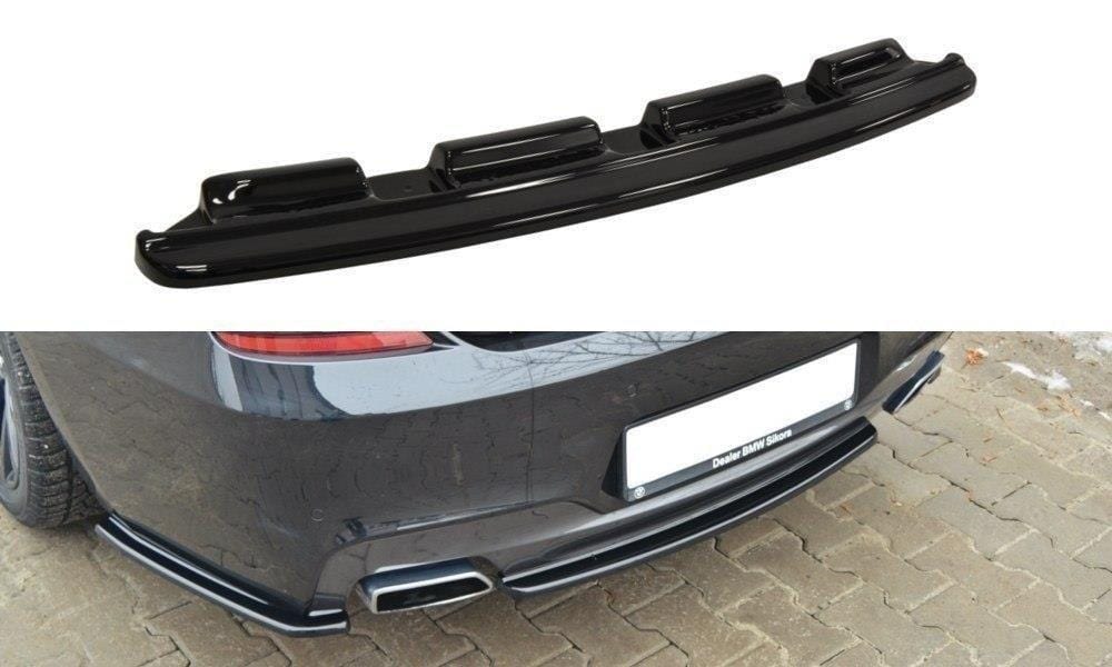 Maxton Design Central Rear Splitter BMW 6 Gran Coupé M-Package (Without Vertical Bars)