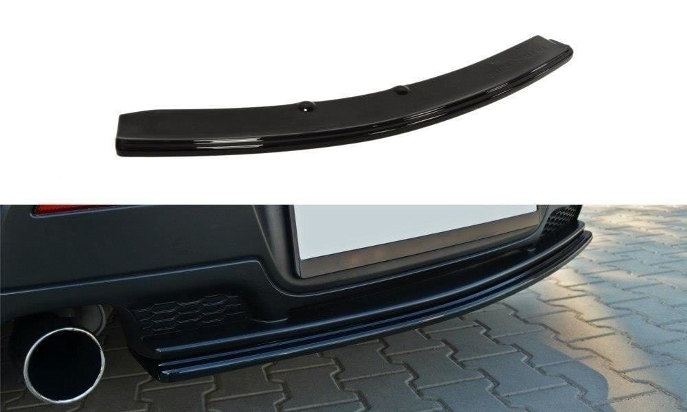 Maxton Design Central Rear Splitter Mazda 3 Mps MK1 Preface (Without Vertical Bars)