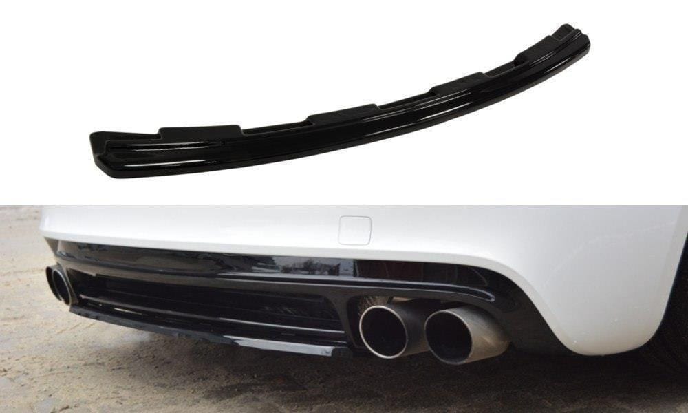 Maxton Design Central Rear Splitter Audi TT S 8J (Without Vertical Bars)