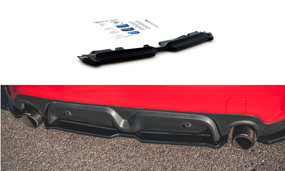 Maxton Design Central Rear Splitter Mini Countryman Mk2 F60 JCW
