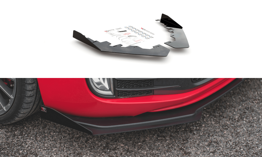 Maxton Design Front Splitter Flaps VW Golf GTI Mk6