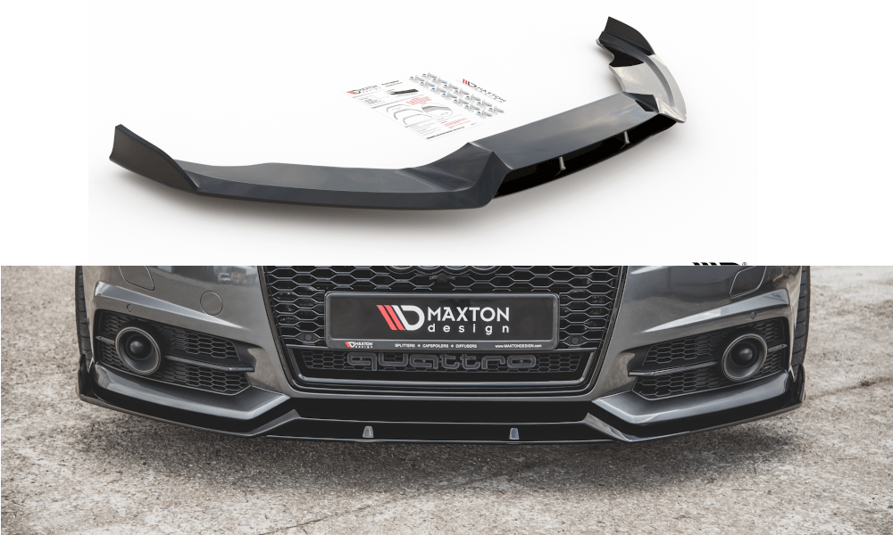 Maxton Design Front Splitter Audi S6 / A6 S-Line C7 FL