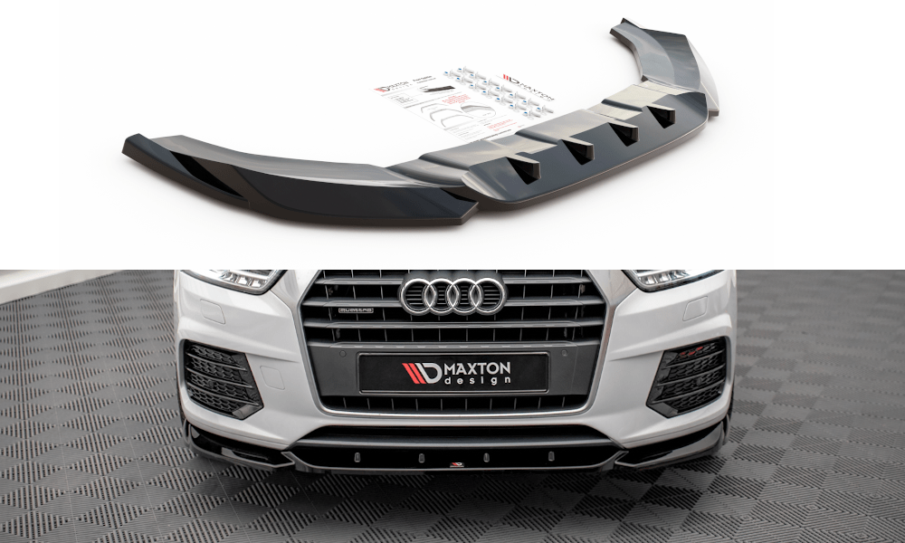 Maxton Design Front Splitter V.1 Audi Q3 S-Line 8U Facelift