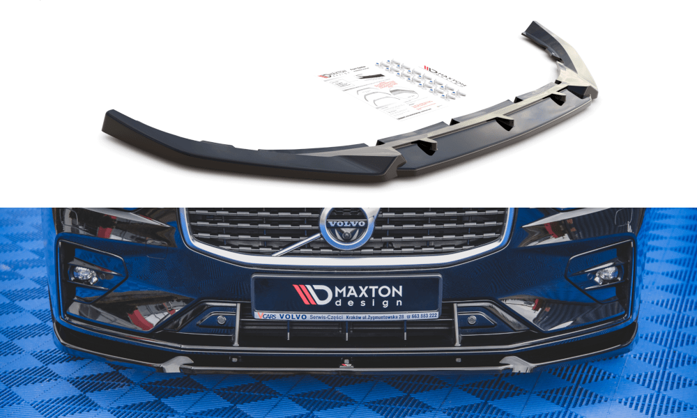 Maxton Design Front Splitter V.1 Volvo S60 R-Design Mk3