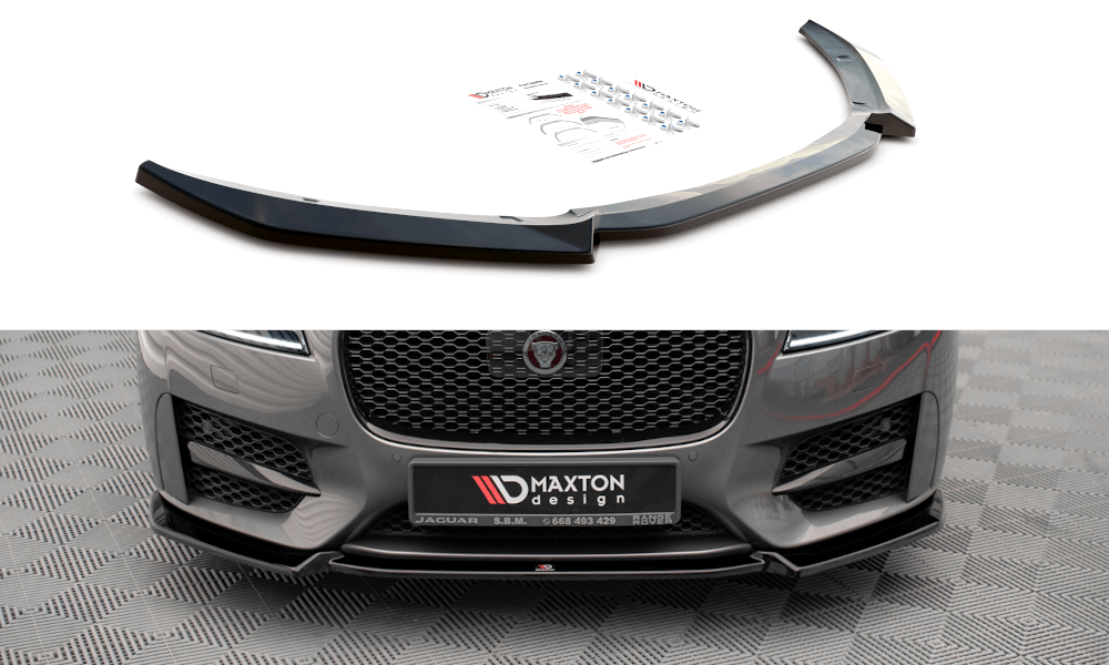 Maxton Design Front Splitter V.2 Jaguar Xf R-Sport MK2